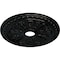 Ekena Millwork Bristol Ceiling Medallion (Fits Canopies up to 3 7/8"), 23 1/2"OD x 3 7/8"ID x 1"P, Black Pearl CM23BIBPS - alternate 2